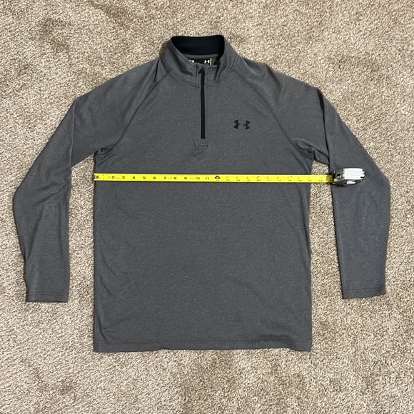 Under Armour Quarter Zip, Medium, Gray - Picture 4 of 7